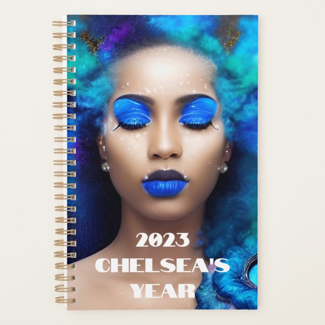 Déesse Bleue de la beauté Planificateur (Devant)