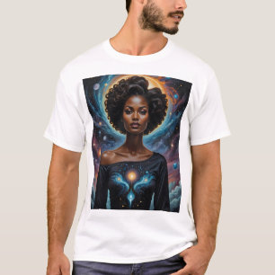 Déesse céleste Énergie cosmique T-shirt Galaxie Ar
