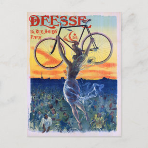 Déesse Cycles 1898 Vintage Werbeplakat Postkarte