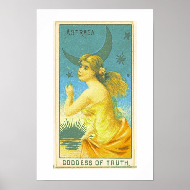 Déesse de la Vérité, Astrée, Poster Imprimer (Devant)