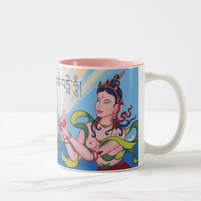 Déesse de offre de TASSE + bourdonnement de l'OM (Droit)