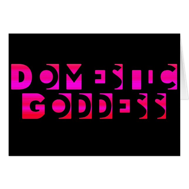 Déesse domestique (Devant horizontal)