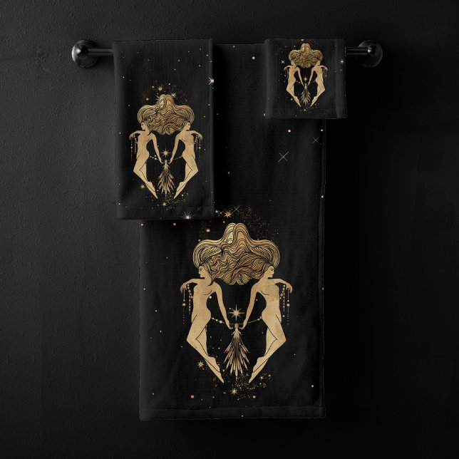 Déesse du Zodiaque | Astrologie Gémeaux d'or cosmi (Créateur téléchargé)