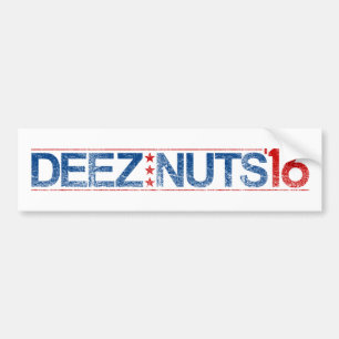 Deez Nüsse 2016 Autoaufkleber