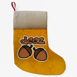 Deez Nüsse und Bier Kleiner Weihnachtsstrumpf