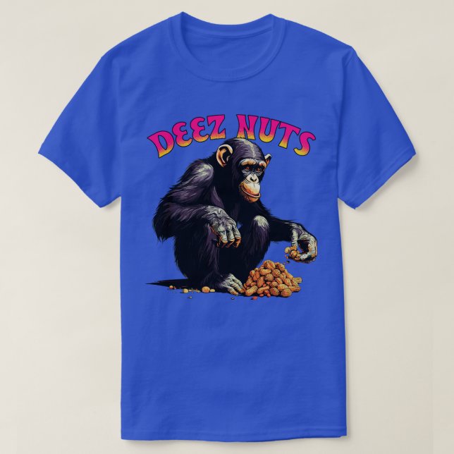 Deez Nuts Chimpanzee T-Shirt (Design vorne)
