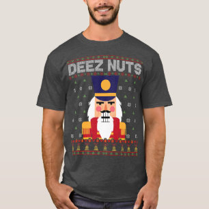 Deez Nuts Nutcracker Funny Ugly Christmas Sweat