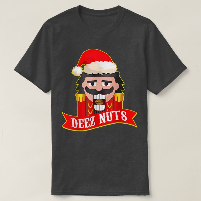 Deez Nuts Nutcracker Funny Ugly Christmas Sweat (Design devant)