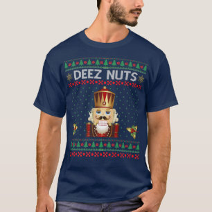 Deez Nuts Nutcracker Funny Ugly Christmas Sweat 