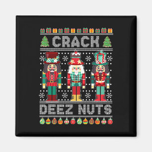 Deez Nuts Nutcracker Spaß Ugge Weihnachten Weihnac Magnet