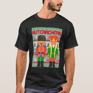 Deez Nuts Nutcrackers Soldier Ugly Christmas T-Shirt