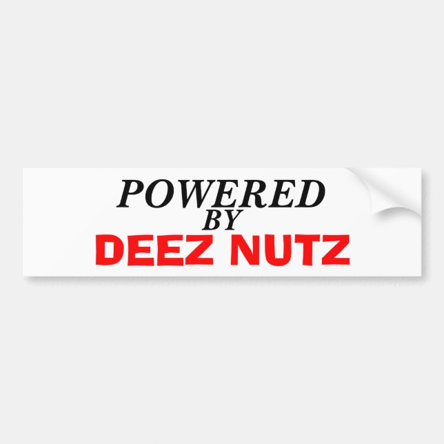 DEEZ NUTZ AUTOAUFKLEBER (Vorne)