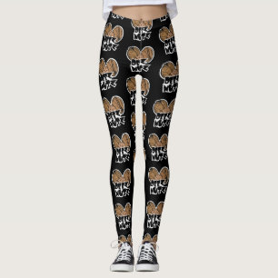 Deez Nutz lustige Illustration Leggings