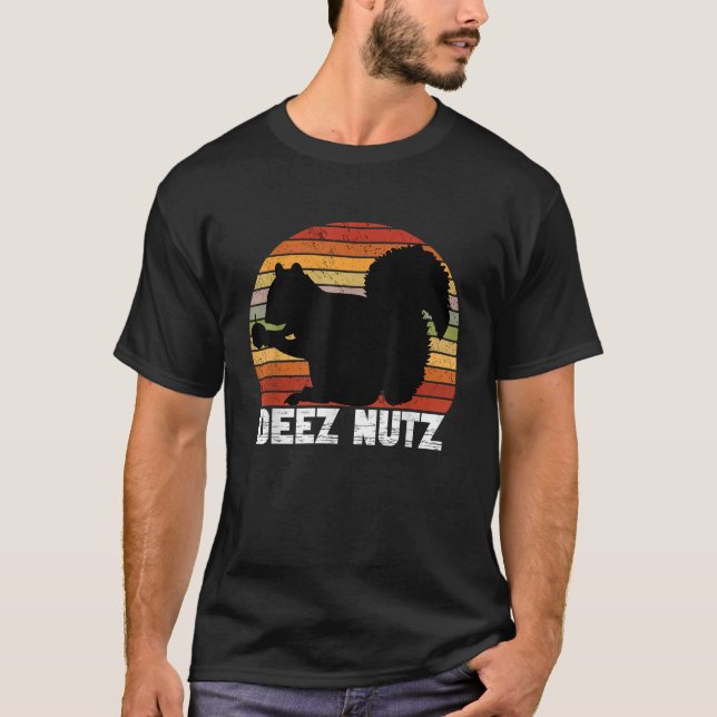 Deez Nutz Nutcracker Squirrel Gopher Chipmunk Dees T-Shirt (Vorderseite)