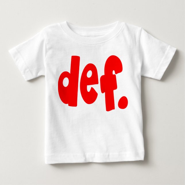 def. baby t-shirt (Vorderseite)
