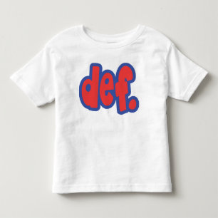 def. kleinkind t-shirt