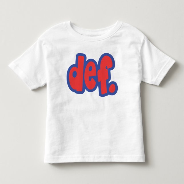 def. kleinkind t-shirt (Vorderseite)