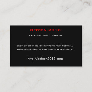 Defcon 2012, ein visitenkarte