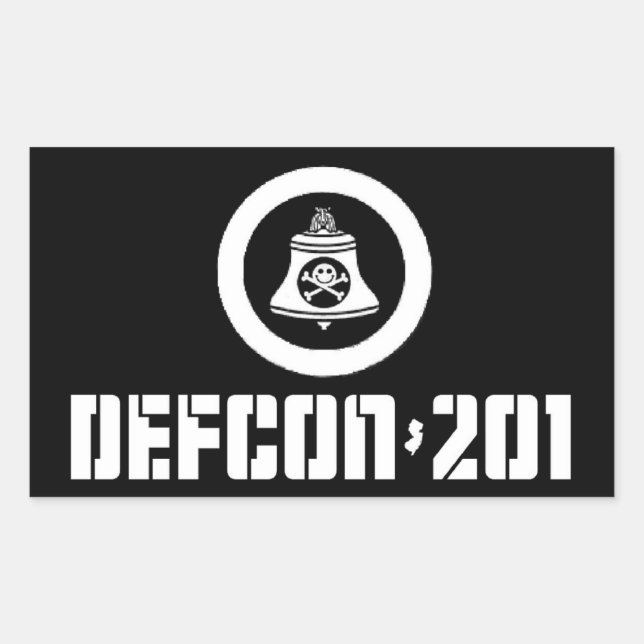 DEFCON 201 — Set für Aufkleber für Nichtmitglieder (Vorderseite)