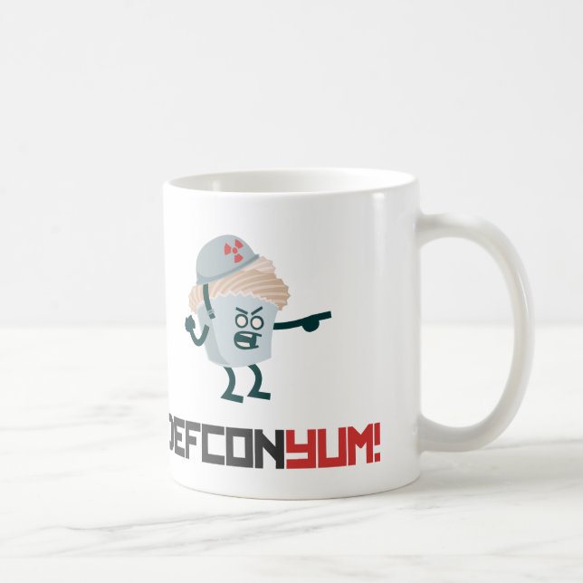 Defcon YUM! Chewmee, Logo- und YUMBomb-Tasse Kaffeetasse (Rechts)