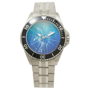 Defekte Glasarmbanduhr Armbanduhr