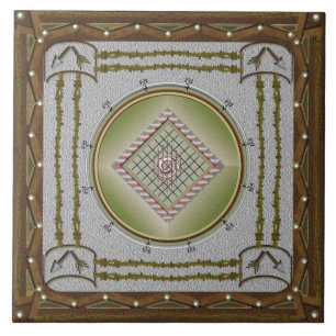 Defekte Pfeil-Keramik-Fliese Fliese