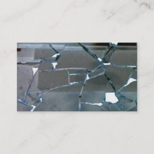 Defekte Spiegel-Visitenkarte Visitenkarte