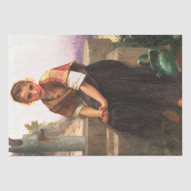 Defekter Krug William-Adolphe Bouguereau Seidenpapier (Vorderseite)