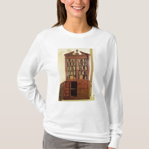 Defekter pedimented Bürobücherschrank T-Shirt