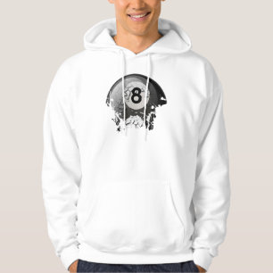 Defekter und gebrochener Ball 8 Hoodie