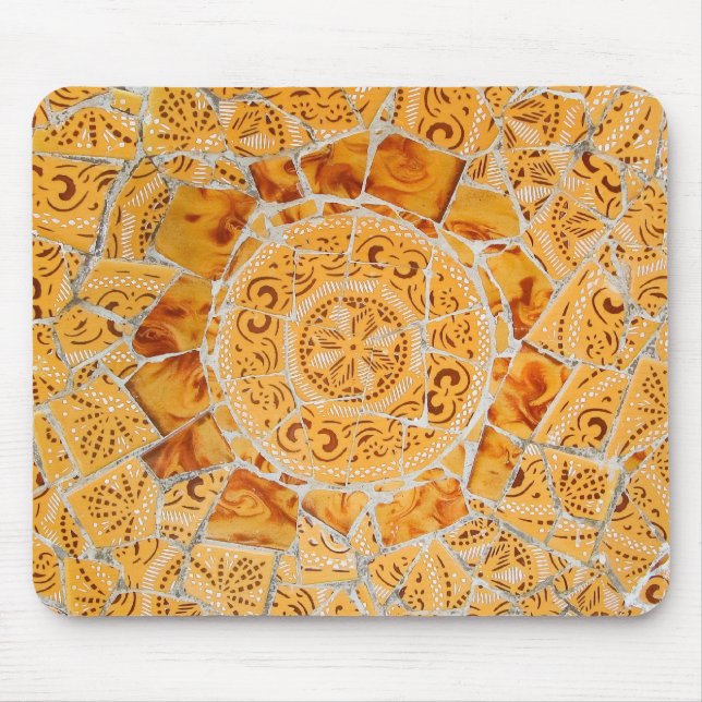 Defektes Fliesen-Mosaik Mousepad (Vorne)
