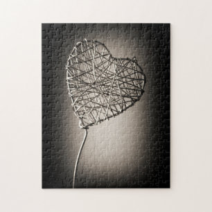 Defektes Herz-Puzzlespiel