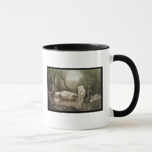 Defektes Mayaidol bei Copan, Guatemala Tasse