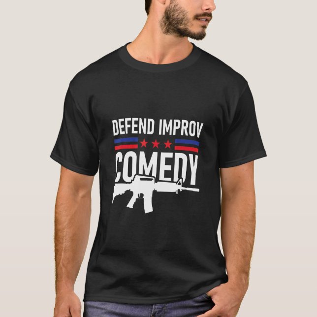 Defender Improv Comedy T-Shirt (Vorderseite)