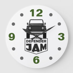 DEFENDER JAM GROßE WANDUHR