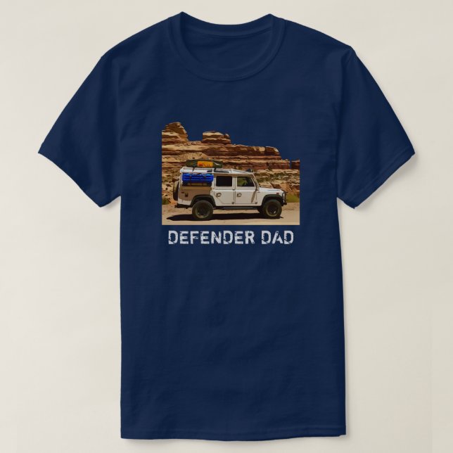 DÉFENDEUR PAPA T-shirt (Design devant)