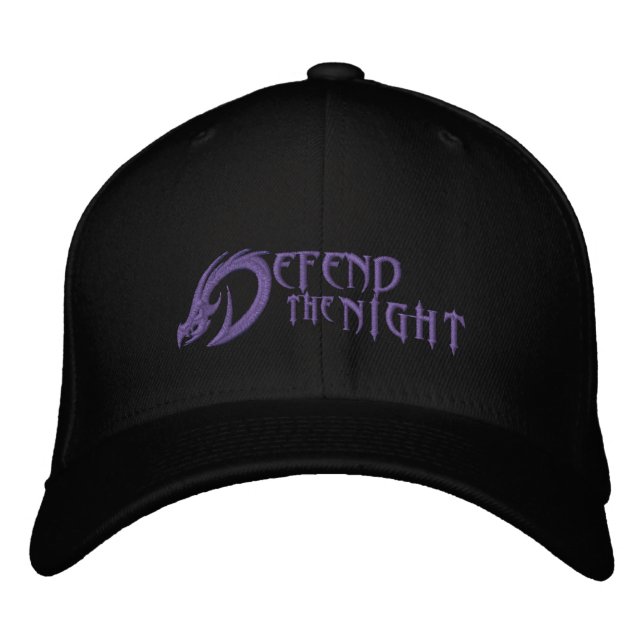 Défendez le casquette brodé promotionnel de nuit (Devant)