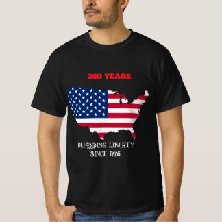 "Defending Liberty"-Karten-Grafik-T-Shirt T-Shirt