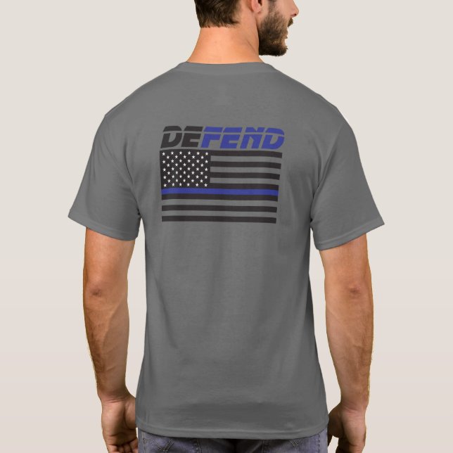 Défendre le T-shirt de la police (Dos)