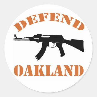 Défendre Oakland Sticker