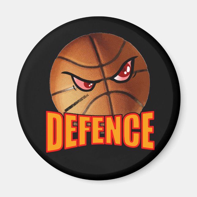 Defense Basketball Magnet (Vorne)