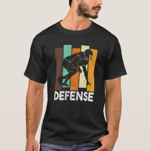 Defense Football Sports for Players Coaches Fans T-Shirt