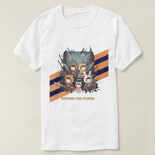 Defense for Others - Little Guardians T-Shirt (Design vorne)