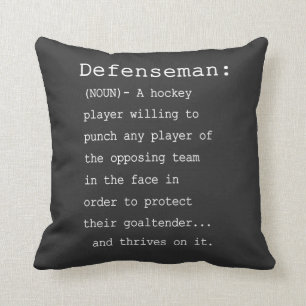 Defenseman - Definition von Hockey Kissen