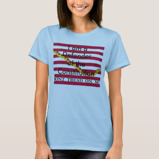 Défenseur du T-shirt de la femme de constitution