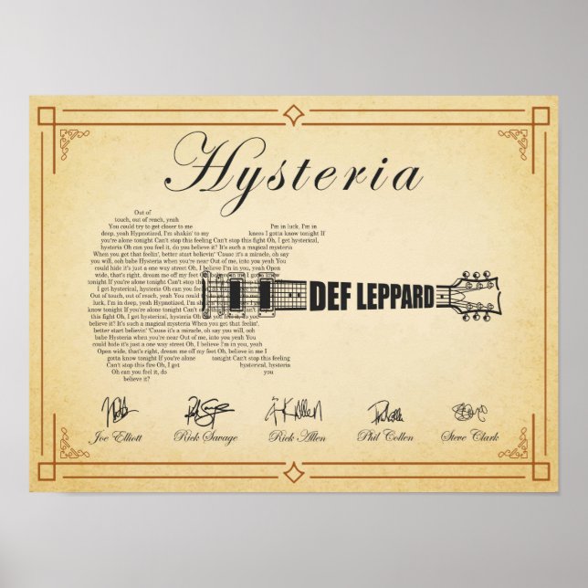 Deff Leppard Poster (Vorne)