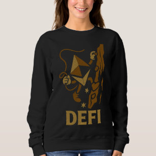 DeFi Ethereum Klettert Dezentralisierte Web3 Krieg Sweatshirt