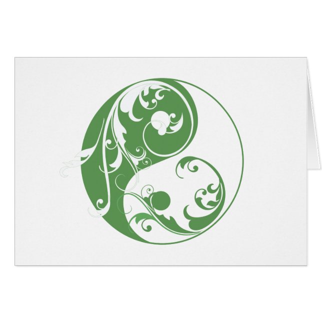 Défilement Yin & Yang (vert) (Devant horizontal)