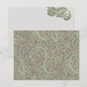 Défilements n ° 6 Modèle de carte postale