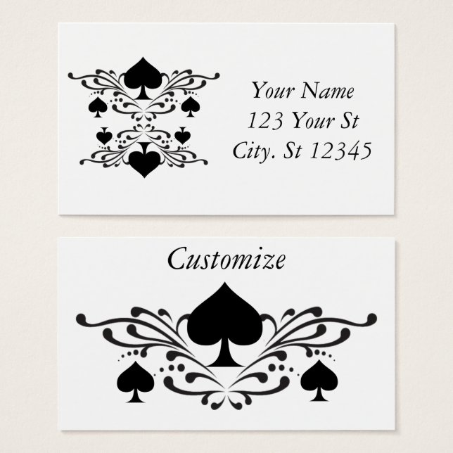 Défiler noir pique style de tatouage Thunder_Cove (Devant & derrière)